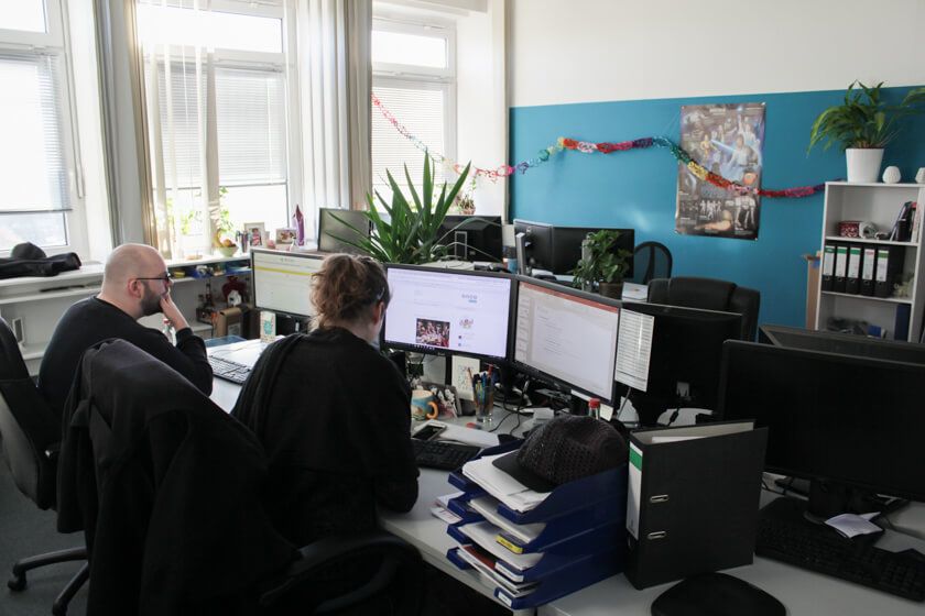 Digitale Leute - Kerstin Timm - Artaxo - Ein weiteres Zimmer im Office von Artaxo in Hamburg.
