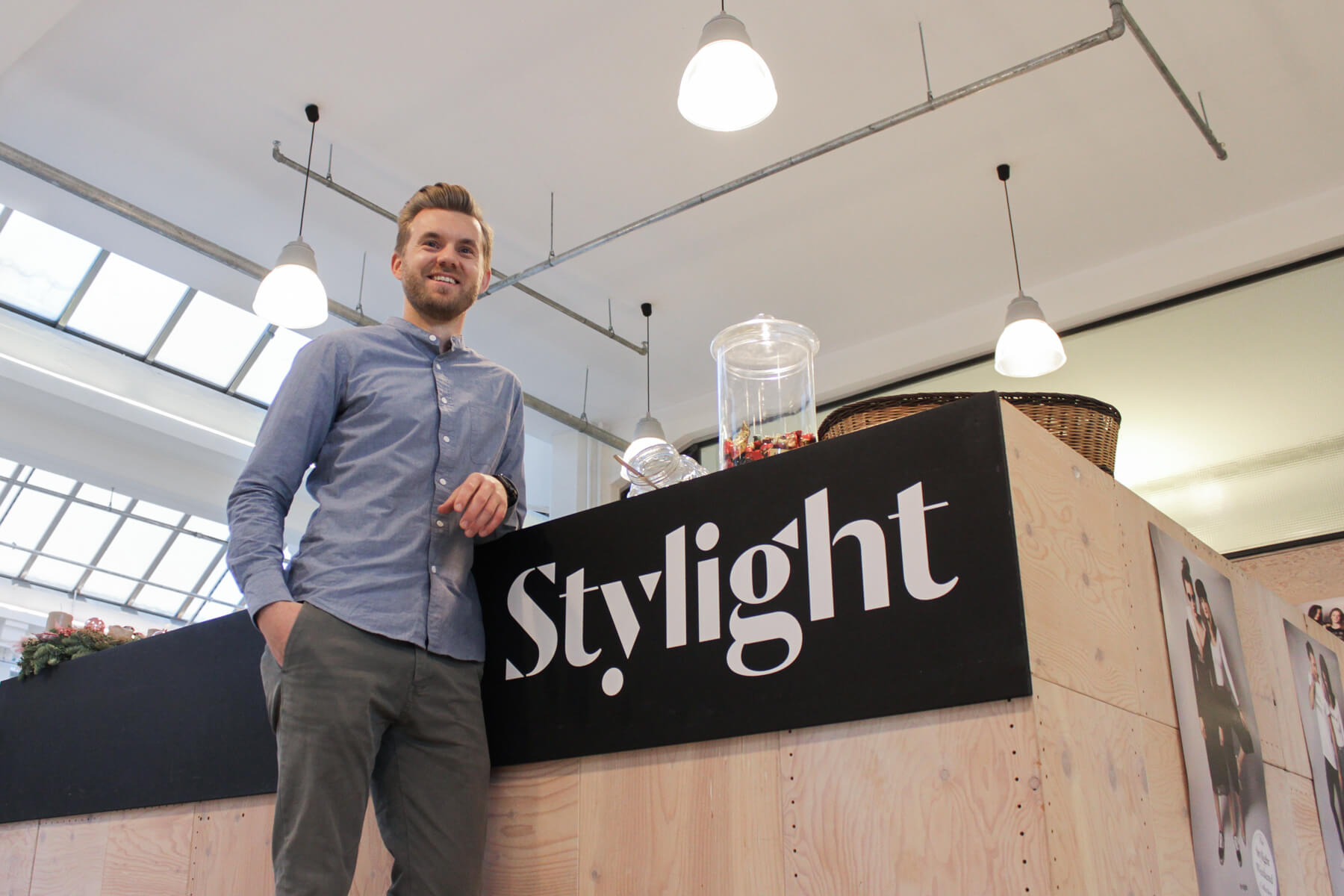 Bernhard Obereder vor Stylight Logo