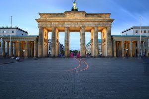 Das Brandenburger Tor.