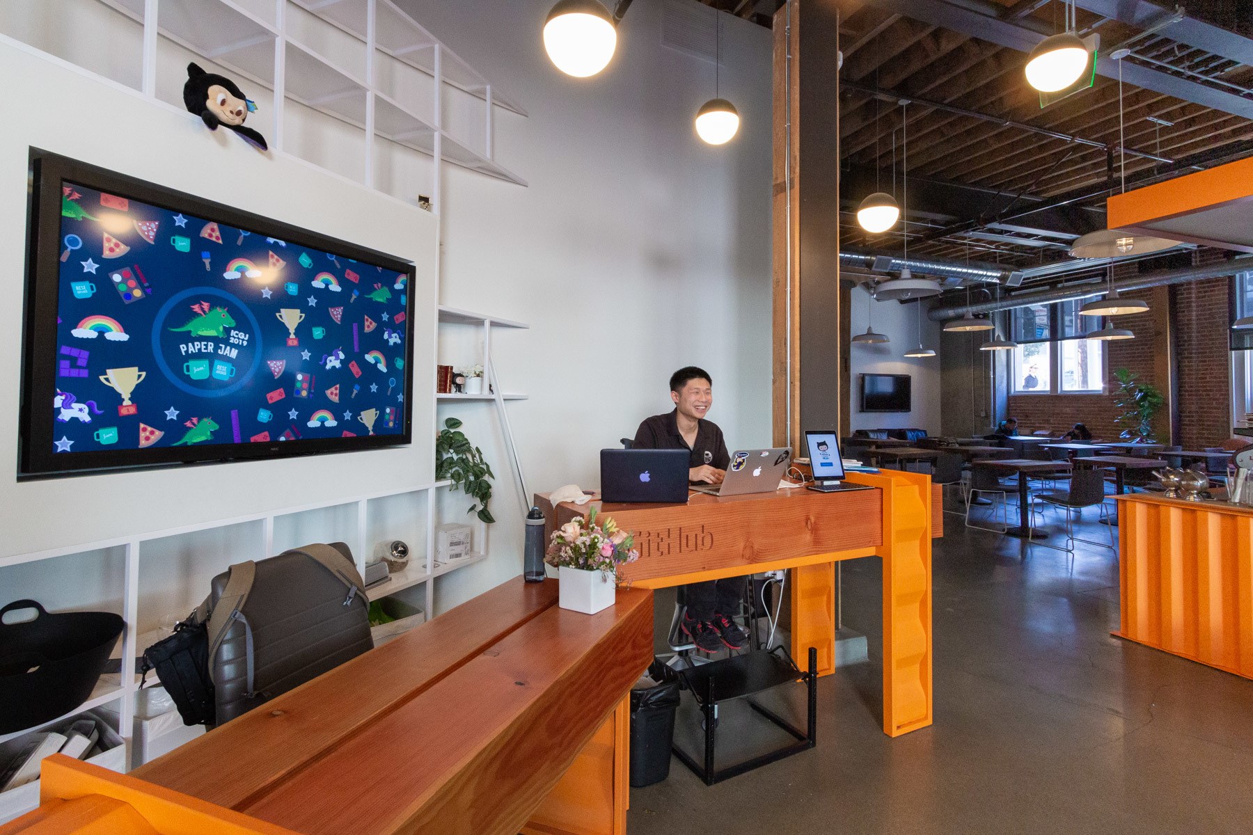 Im Office von GitHub, San Francisco