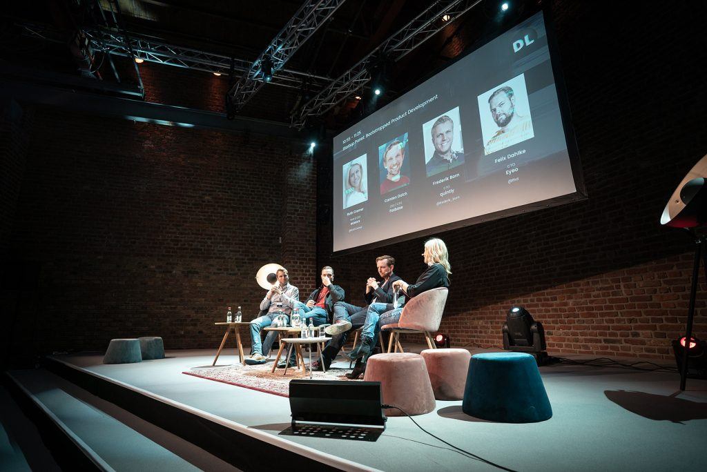 Das Startup-Panel des Digitale Leute Summit 2018.