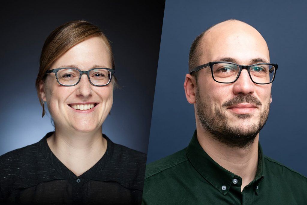 Christina Elmer und Peter Grahle arbeiteten gemeinsam am Relaunch des Online-Spiegel und entwickelten ein Design-System.