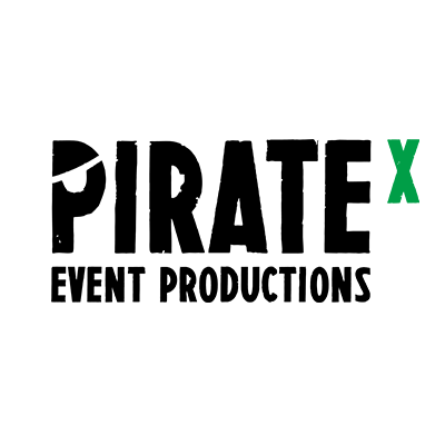 Das Logo der Eventagentur PirateX.