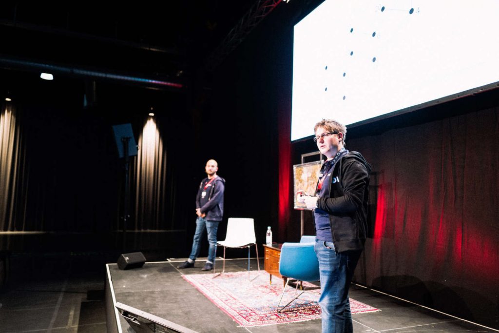 Lars und Lucas auf der Digitale Leute Summit 2021.