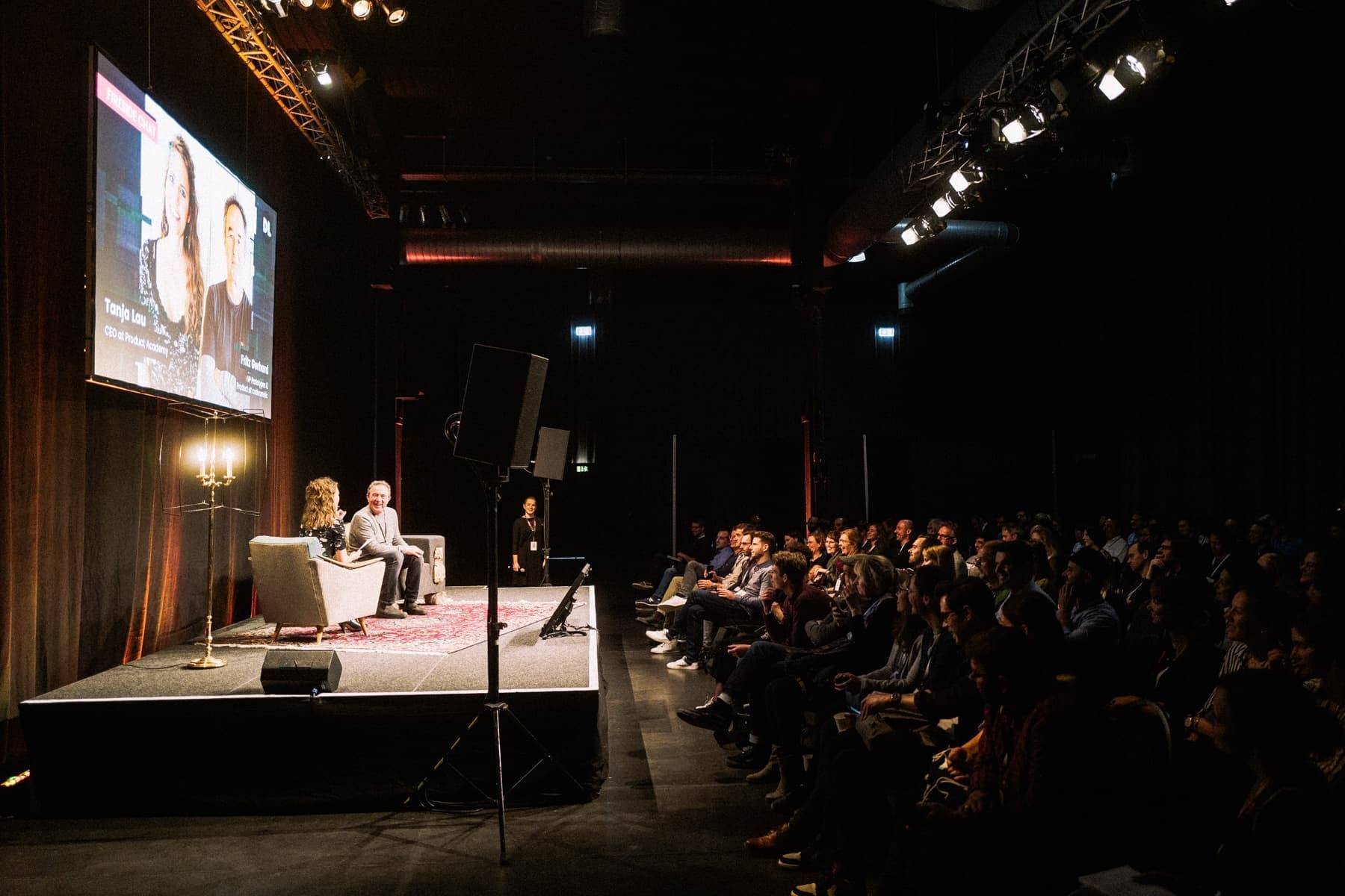 Fritz Gerhard talking with Tanja Lau about how to implement remote-first methods and Googles 20% rule.