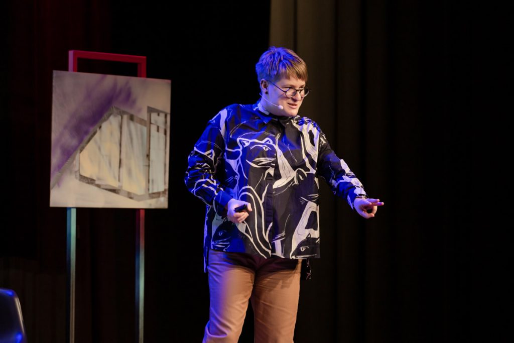 Katrin Pereslavskaya auf dem Digitale Leute Summit 2022